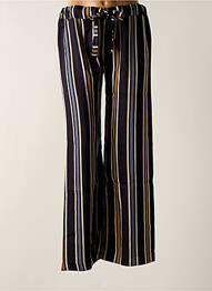 Pantalon droit poches bleu TENDANCE UNIQUE femme
