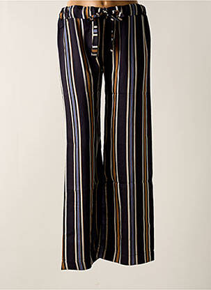 Pantalon droit poches bleu TENDANCE UNIQUE femme