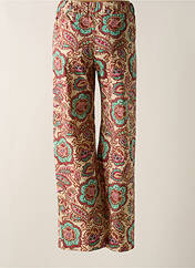 Pantalon droit beige TENDANCE UNIQUE pour femme seconde vue