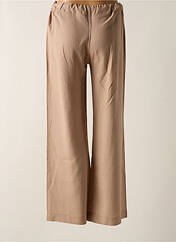 Pantalon droit marron TENDANCE UNIQUE pour femme seconde vue