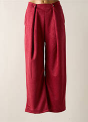 Pantalon large rouge TENDANCE UNIQUE pour femme seconde vue