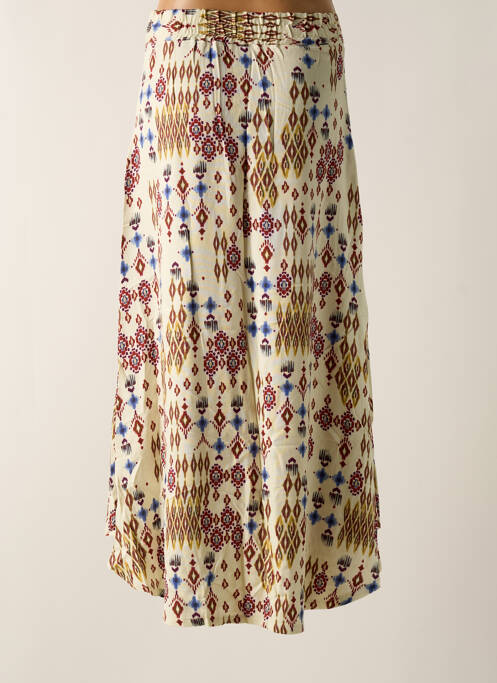 Jupe longue beige TENDANCE UNIQUE pour femme