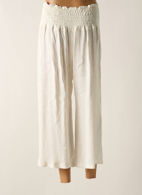 Pantacourt blanc TENDANCE UNIQUE pour femme