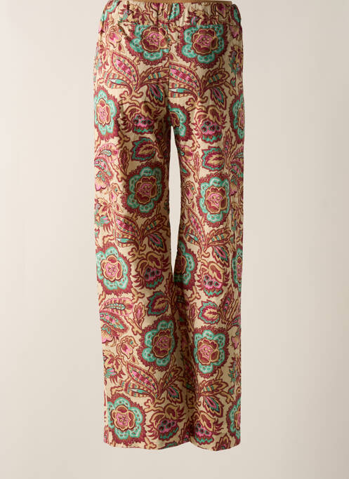 Pantalon droit beige TENDANCE UNIQUE pour femme