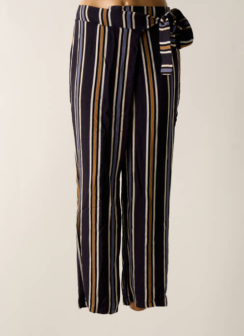 Pantalon droit bleu TENDANCE UNIQUE pour femme