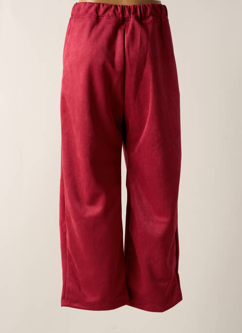 Pantalon large rouge TENDANCE UNIQUE pour femme