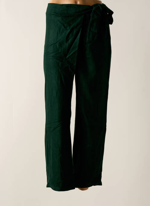 Pantalon slim vert TENDANCE UNIQUE pour femme