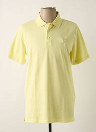 Polo stretch manches courtes jaune KARL LAGERFELD homme