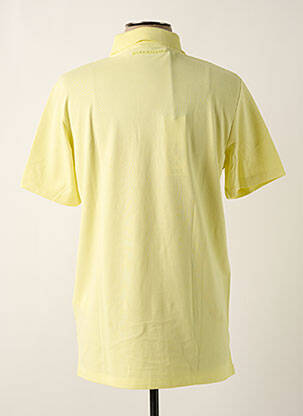 Polo stretch manches courtes jaune KARL LAGERFELD homme