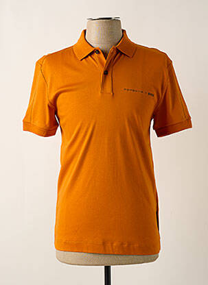 Polo tissage jersey manches courtes orange PORSCHE X BOSS homme