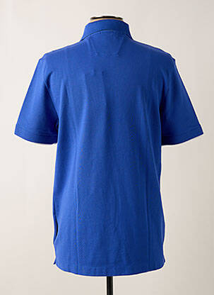 Polo stretch manches courtes bleu PORSCHE X BOSS homme