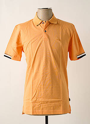 Polo stretch manches courtes orange HUGO BOSS homme