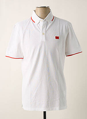 Polo blanc HUGO BOSS pour homme