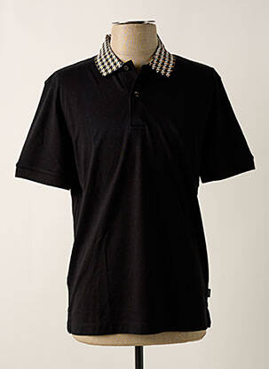 Polo noir HUGO BOSS pour homme