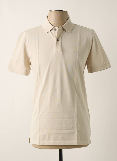 Polo beige HUGO BOSS pour homme