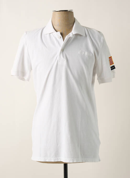 Polo blanc HERO SEVEN pour homme