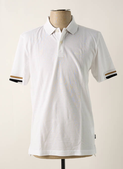 Polo blanc HUGO BOSS pour homme