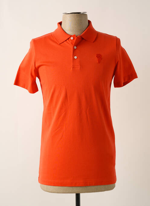 Polo orange KARL LAGERFELD pour homme