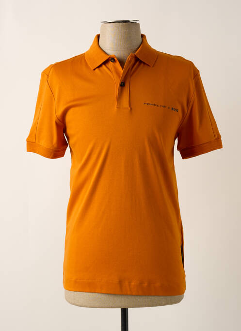 Polo orange PORSCHE X BOSS pour homme