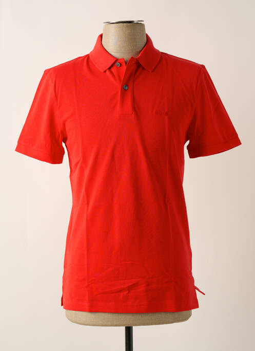 Polo rouge HUGO BOSS pour homme