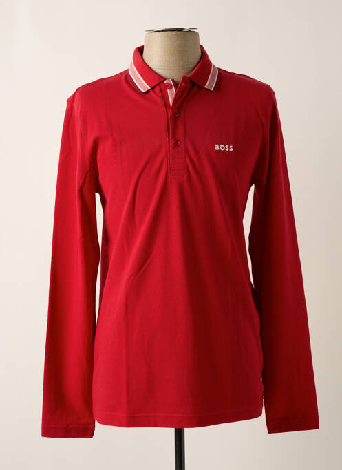 Polo rouge HUGO BOSS pour homme