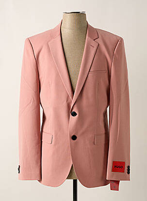 Blazer coupe cintrée rose HUGO BOSS homme