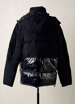 Doudoune poches a capuche bleu LAGERFELD homme