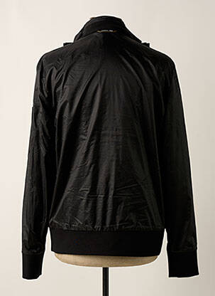 Veste casual resserrée sur le bas noir HUGO BOSS homme