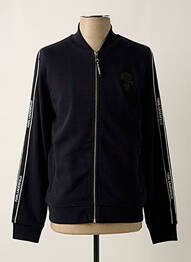 Veste casual fermeture boutonnée sur le devant noir LAGERFELD homme