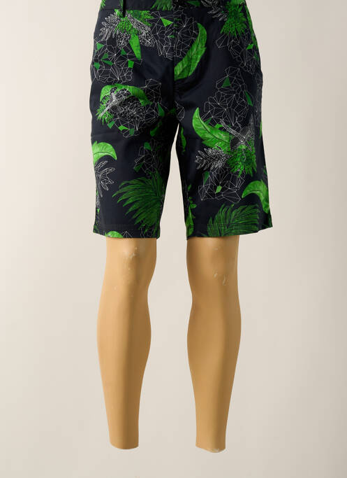 Short de bain imprimé fantaisie noir HUGO BOSS homme