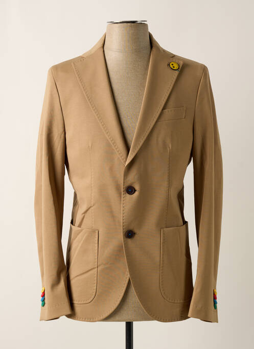 Blazer beige MANUEL RITZ pour homme