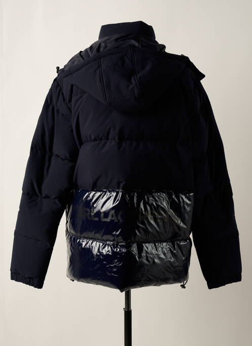 Doudoune manches longues a capuche bleu LAGERFELD homme