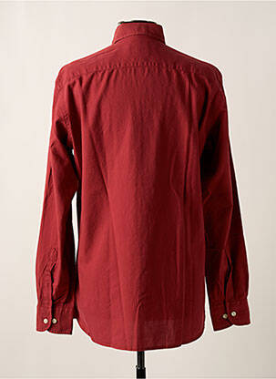 Chemise manches longues manches longues rouge HACKETT homme
