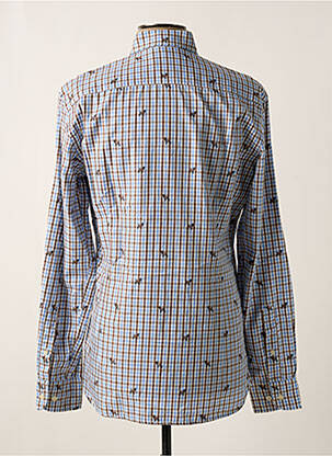 Chemise manches longues manches longues bleu HACKETT homme