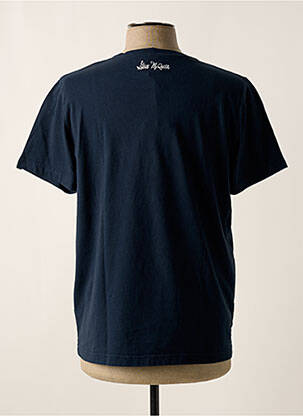 T-shirt coupe droite manches courtes bleu HERO SEVEN homme