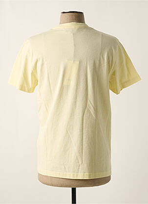 T-shirt broderie manches courtes jaune MAISON LABICHE homme