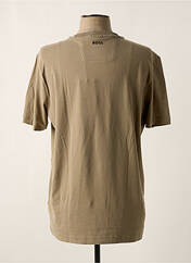 T-shirt beige HUGO BOSS pour homme seconde vue