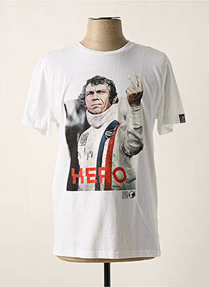 T-shirt blanc HERO SEVEN pour homme