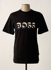 T-shirt noir HUGO BOSS pour homme seconde vue