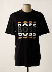 T-shirt noir HUGO BOSS pour homme seconde vue