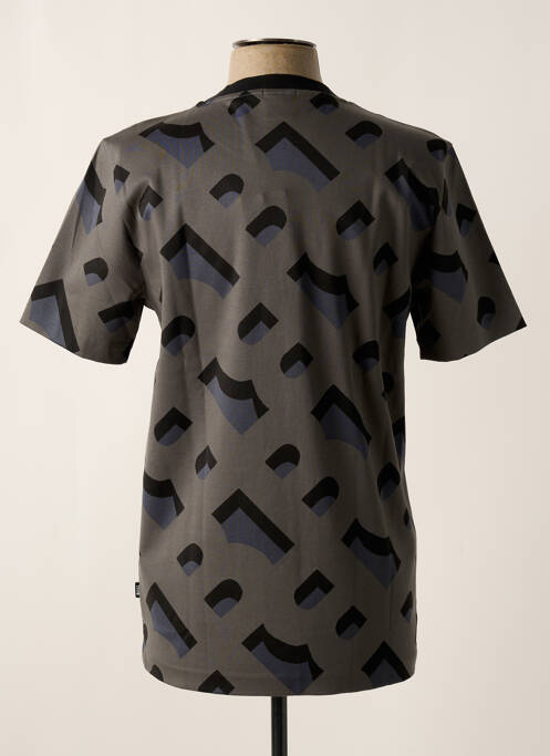 T-shirt coupe droite manches courtes gris HUGO BOSS homme