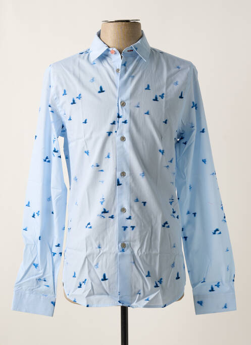 Chemise manches longues bleu PAUL SMITH pour homme