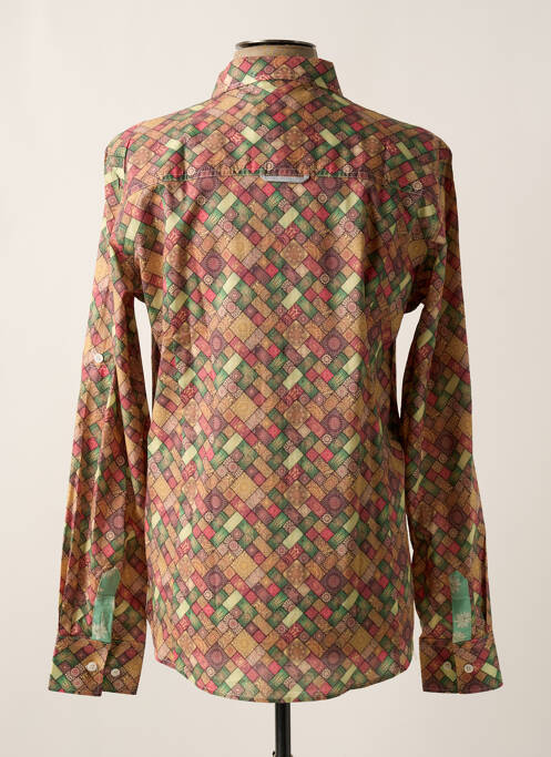 Chemise manches longues marron NUMEROLOGIE homme