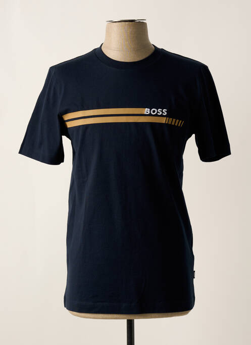 T-shirt bleu HUGO BOSS pour homme