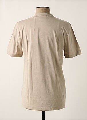 T-shirt broderie manches courtes beige HUGO BOSS homme
