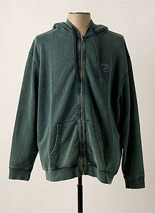 Veste casual resserrée sur le bas vert MAISON LABICHE homme