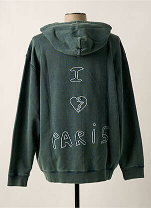 Veste casual resserrée sur le bas vert MAISON LABICHE homme