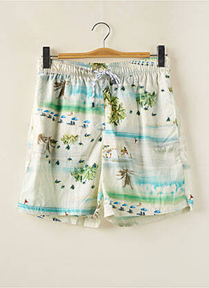Short de bain imprimé fantaisie vert HACKETT homme