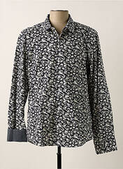 Chemise manches longues noir NUMEROLOGIE pour homme seconde vue