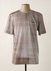 T-shirt beige HUGO BOSS pour homme seconde vue